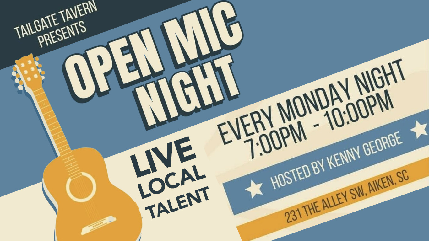 Open Mic Night with Kenny George Mondays